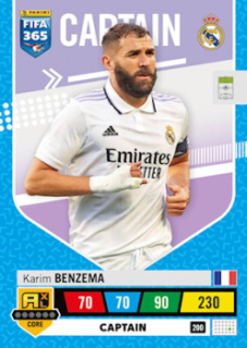 Karim Benzema Real Madrid 2023 FIFA 365 Captain #200